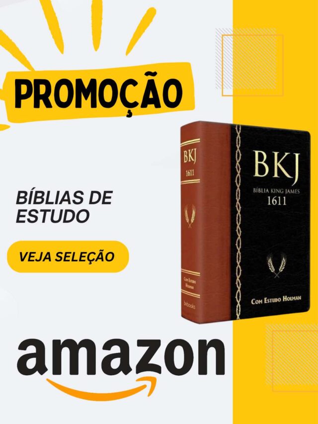 Promoção Biblia de estudo na Amazon